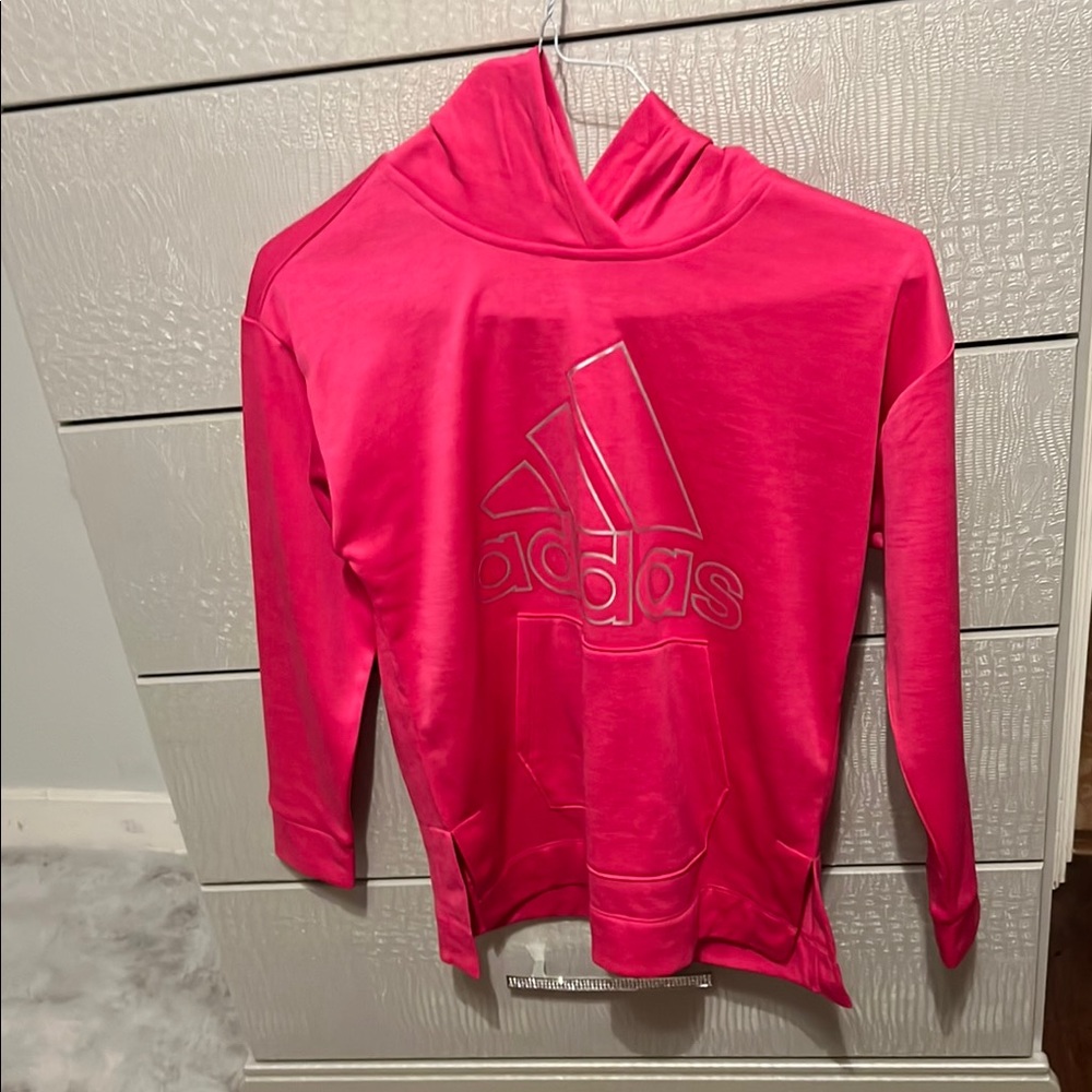 Adidas Kids Pink Hoodie